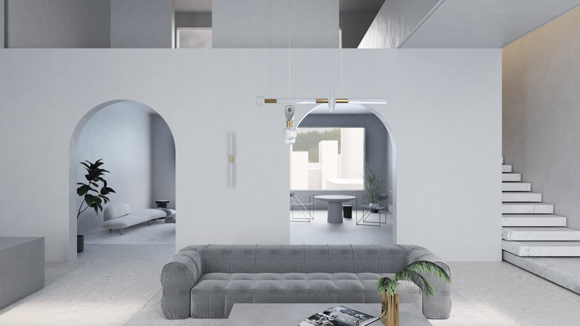 Подвесной светильник Cipher Horizontal S